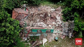 FOTO: Kerusakan Akibat Gempa Bekasi M4,9