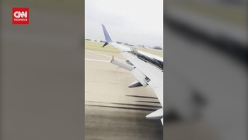 VIDEO: Detik-detik Pesawat Delta Airlines Mendarat dengan Sayap Rusak