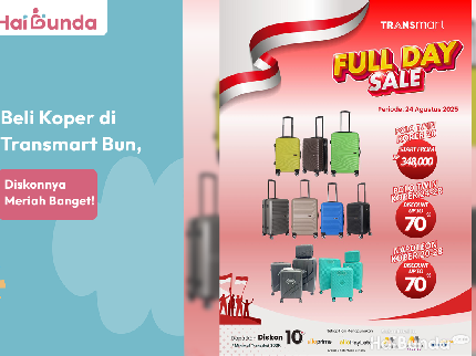 Beli Koper di Transmart Bun, Diskonnya Meriah Banget!