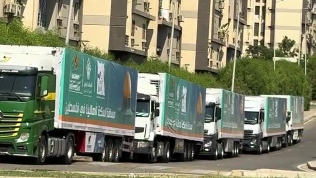 Baznas dan Mishr Al Kheir Foundation kirim 35.000 paket bantuan pangan ke Gaza yang dilakukan bertahap melalui perbatasan Rafah.