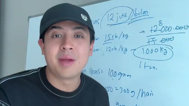 Jerome Polin Kritik Tunjangan Beras DPR Rp12 Juta Pakai Matematika: Makan 1 Ton Sebulan