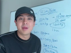 Jerome Polin Kritik Tunjangan Beras DPR Rp12 Juta Pakai Matematika: Makan 1 Ton Sebulan