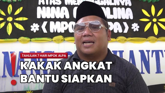 Keluarga Sediakan Makanan Favorit Mpok Alpa di Tahlilan 7 Hari