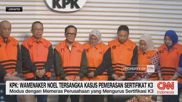 VIDEO: KPK: Wamenaker Noel Tersangka Kasus Pemerasan Sertifikat K3