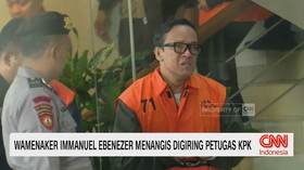 VIDEO: Momen Wamenaker Immanuel Ebenezer Menangis Digiring Petugas KPK