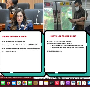 Ngeluh Kena Macet, Segini Perbedaan Kekayaan Nafa Urbach dan Primus yang Sering Naik KRL