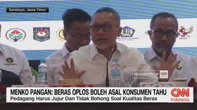 VIDEO: Menko Pangan: Beras Oplos Boleh Asal Konsumen Tahu
