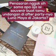 Souvenir Pernikahan Luna Maya