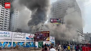 VIDEO: Ledakan di Pabrik Kembang Api Pakistan, 34 Orang Terluka