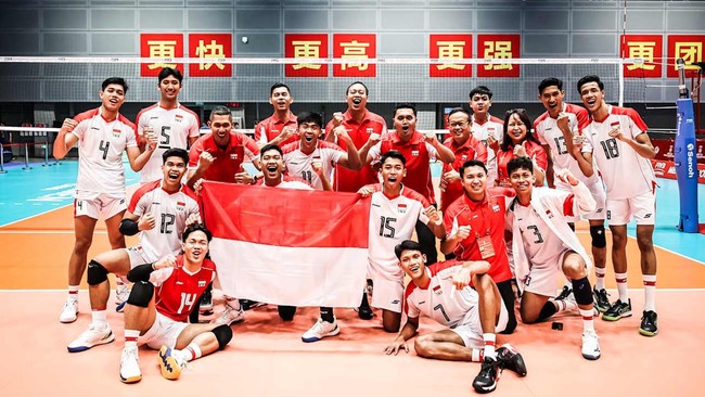 Berikut klasemen Kejuaraan Dunia Voli U-21 2025 setelah Timnas Voli Indonesia U-21 menang 3-1 atas Tunisia, Jumat (22/8).
