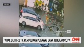 VIDEO: Viral Detik-Detik Penculikan Pegawai Bank Terekam CCTV