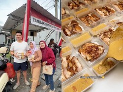 Ultah ke-37, Chef Arnold Bagikan 370 Porsi Nasi Ayam Gulai Bikinan Sendiri