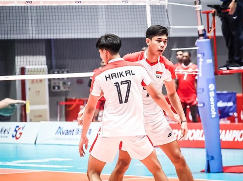 Hasil Kejuaraan Dunia Voli U-21: Indonesia Kalah Tipis dari Ukraina