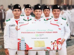 Pegadaian Beri Apresiasi Tabungan Emas untuk Paskibraka Nasional 2025