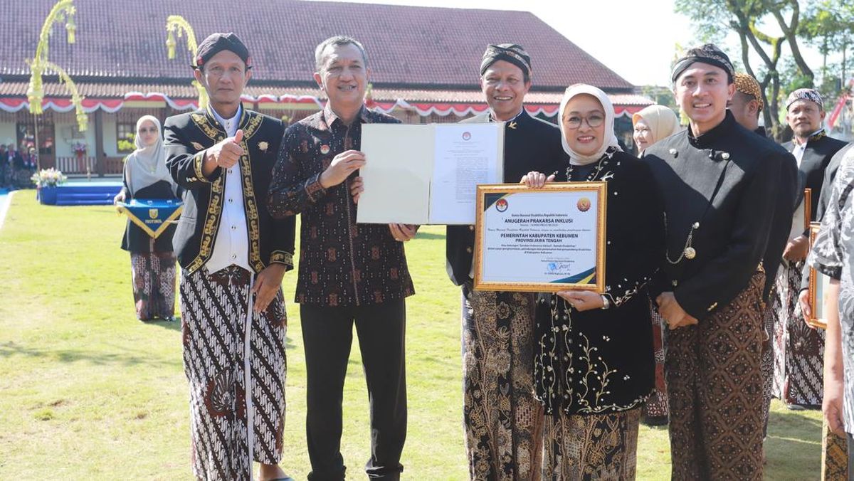 Penyetaraan Disabilitas, Pemkab Kebumen Raih Anugerah Prakarsa Inklusi