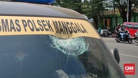 Terduga Pelaku Pengrusakan Mobil Polisi dan Hakim Makassar Ditangkap