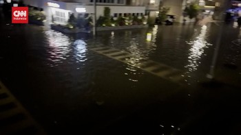 VIDEO: Penampakan New Jersey Terendam Banjir Imbas Badai Erin