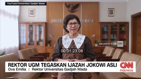 VIDEO: Rektor UGM Tegaskan Ijazah Jokowi Asli