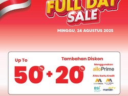 Besok Merapat ke Transmart Full Day Sale! Aneka Produk Bertabur Diskon 50% + 20%