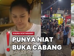Kalina Ocktaranny Jualan Es Teler, Bersyukur Banyak Pembeli pada Antre