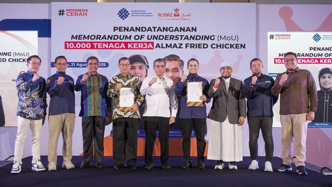 Hingga 2025, Kemnaker menjalin lebih dari 70 kerja sama perluasan kesempatan kerja, serta memperkuat link and match antara pendidikan, pelatihan, dan industri.