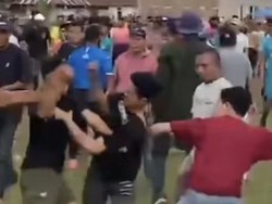 Turnamen Sepakbola di Konawe Selatan Ricuh gegara Suporter Saling Ejek