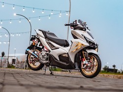 Modifikasi Gahar Yamaha Aerox Alpha, Bukan buat Kaum Mendang-mending