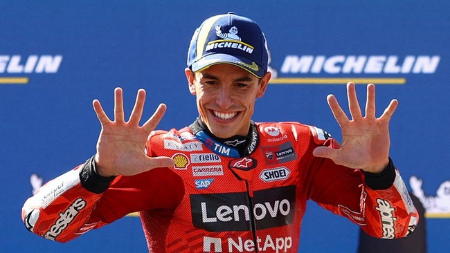 Berikut klasemen MotoGP 2025 usai Marc Marquez menang di MotoGP Hungaria 2025 di Sirkuit Balaton Park, Minggu (24/8).