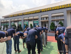 196 Napi High Risk Dipindahkan ke Nusakambangan, Total Lebih dari 1.300