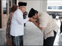 Prabowo Kunjungi Maruf Amin, Sungkem-Bahas Pembangunan Bangsa