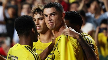 FOTO: Ronaldo Murka Usai Gagal Juara Piala Super Saudi