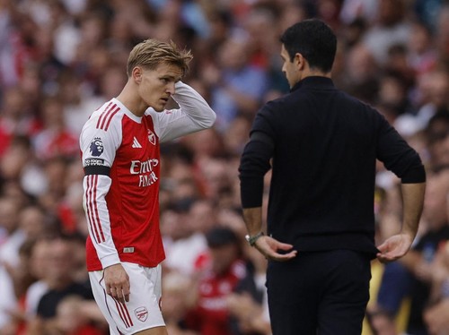 Saka dan Odegaard Cedera Jelang Lawan Liverpool, Arteta Pusing