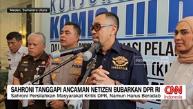 VIDEO: Sahroni Tanggapi Ancaman Netizen Bubarkan DPR RI