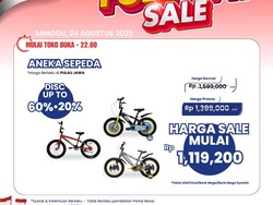 Diobral! Beli Sepeda di Transmart Full Day Sale Jadi Semurah Ini