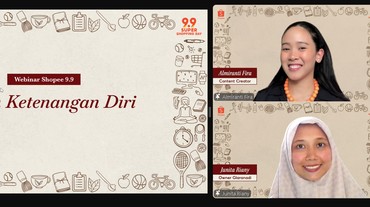 Almiranti Fira dan Glaranadi Bagikan Tips Self-Care di Shopee 9.9 Super Shopping Day