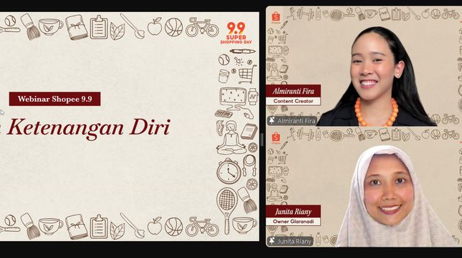 Almiranti Fira dan Glaranadi Bagikan Tips Self-Care di Shopee 9.9 Super Shopping Day