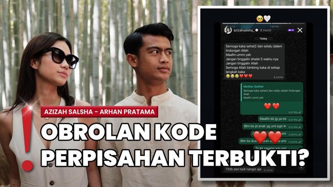 Chat Azizah Salsha-Ibunda Sempat Heboh Sebelum Digugat Cerai Arhan