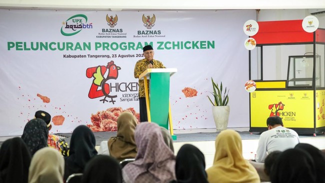Sebanyak 55 mustahik di Tangerang menerima bantuan berupa gerobak, peralatan, modal usaha, serta pelatihan dan pendampingan usaha kuliner.