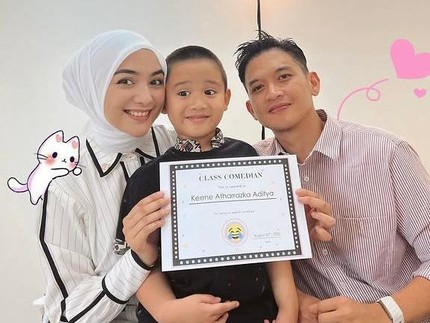 Athar Anak Citra Kirana Dapat Predikat Suka Ngelawak di Kelasnya, Intip 5 Potret Gemasnya