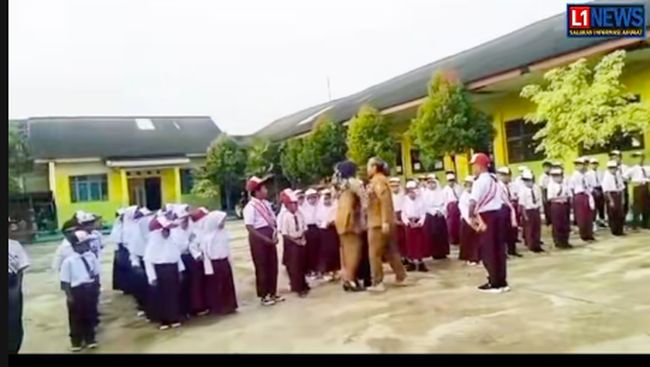 Viral Guru SD di Lampung Nyaris Cekik Siswa Saat Upacara Tuai Kecaman