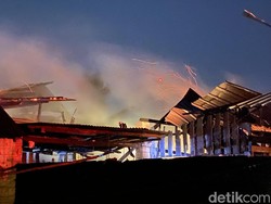 Pabrik Tahu di Pangkalpinang Ludes Terbakar
