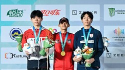 Panjat Tebing RI Ukir Emas di Kejuaraan Asia Remaja 2025