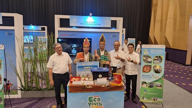 SMAN 1 Matauli Pandan menjadi pemenang Toyota Eco Youth ke-13 dengan proposal Eco-Project terbaik.