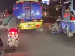 Viral Truk Tangki Air Dikejar-kejar Usai Diduga Serempet Angkot di Bogor