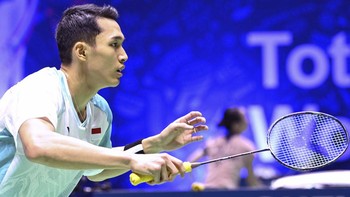 FOTO: Jonatan Menang dan Maju ke Babak Kedua Kejuaraan Dunia
