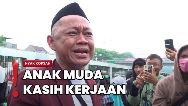 Bang Madun Ikut Demo DPR, Minta Pemerintah Buka Lapangan Pekerjaan