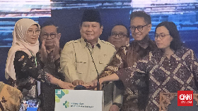Prabowo Resmikan Gedung Layanan Terpadu RS PON dan Institut Neurosains