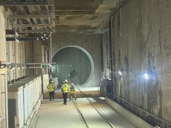 Mengintip Progres Pembangunan Stasiun MRT Monas yang Targetnya Rampung 2027