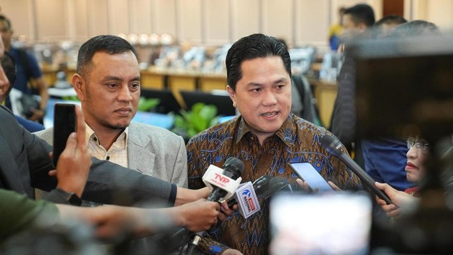 Ketua Umum PSSI Erick Thohir buka suara soal ricuh setelah pertandingan PSIM Yogyakarta vs Persib Bandung di Super League 2025/2026, Minggu (24/8).