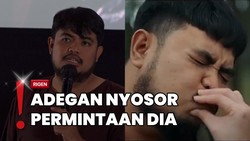 img-title Rigen Diledek gegara Jadi Pasangan Davina Karamoy di Film 'Kang Solah'